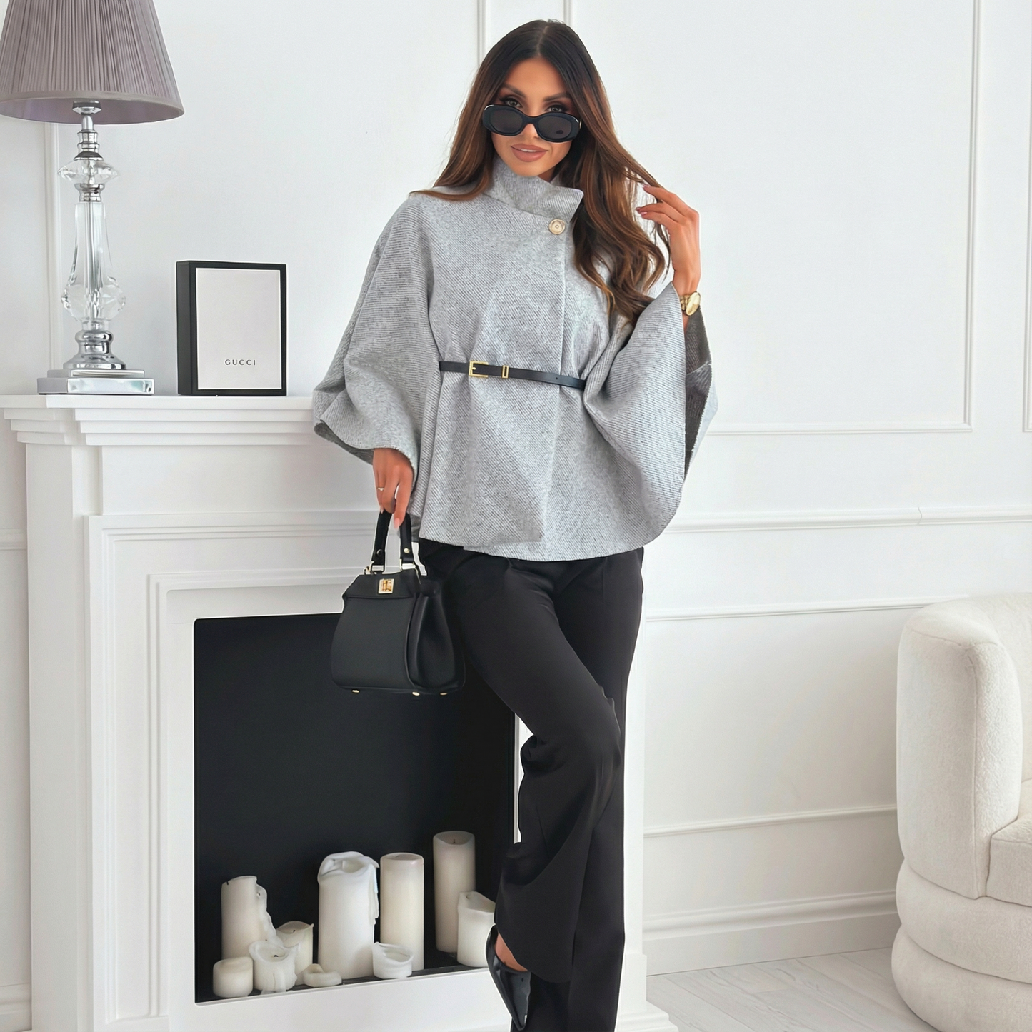ANNALENA™║Cappotto con cintura