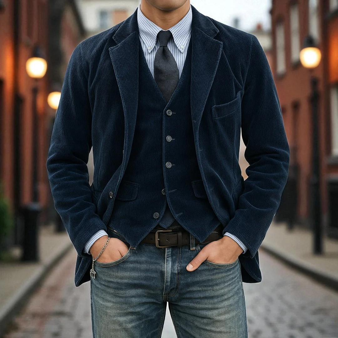 Tommy™║Completo 2 pezzi: blazer e gilet