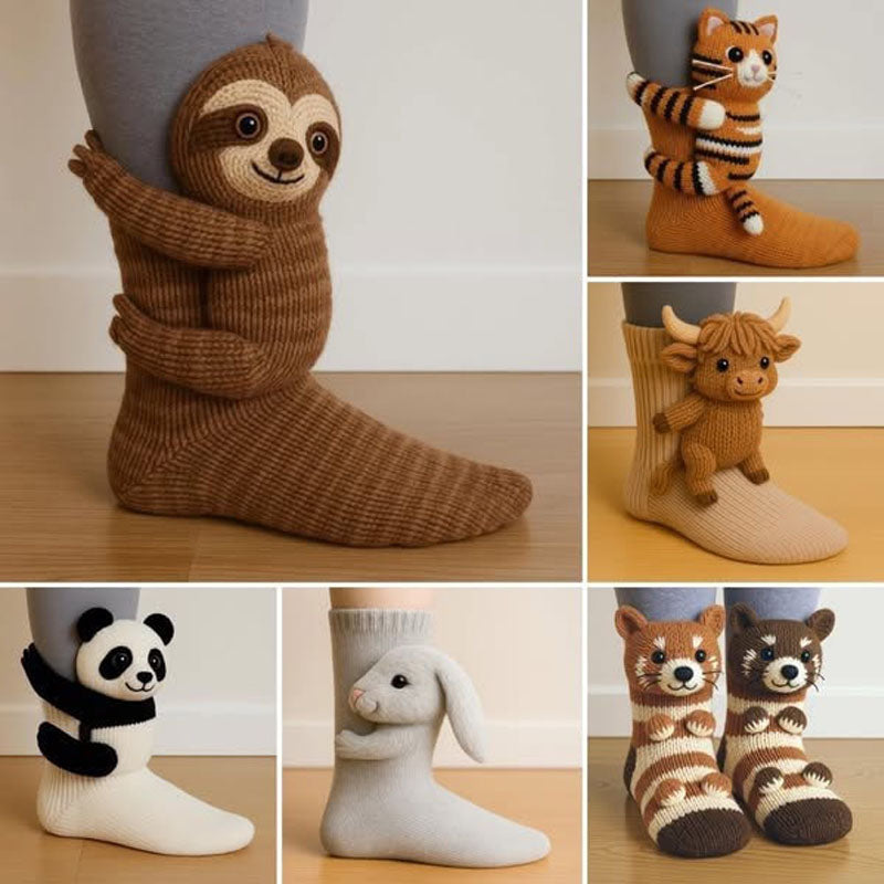 Calzini di peluche™║Edizione Animali Divertenti