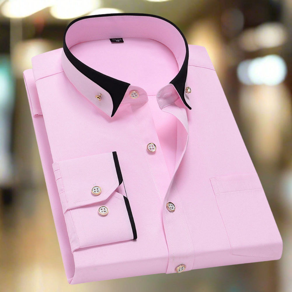 ADALBERT™ | Camicia classica in cotone a maniche lunghe