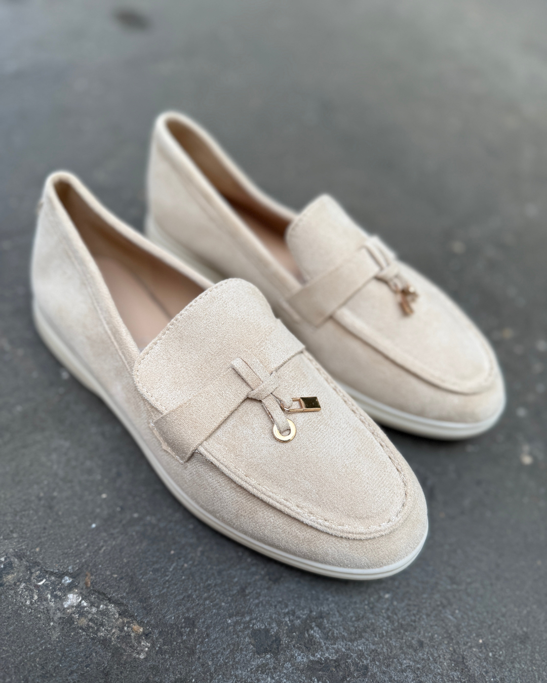 Mocassini Walkers Beige