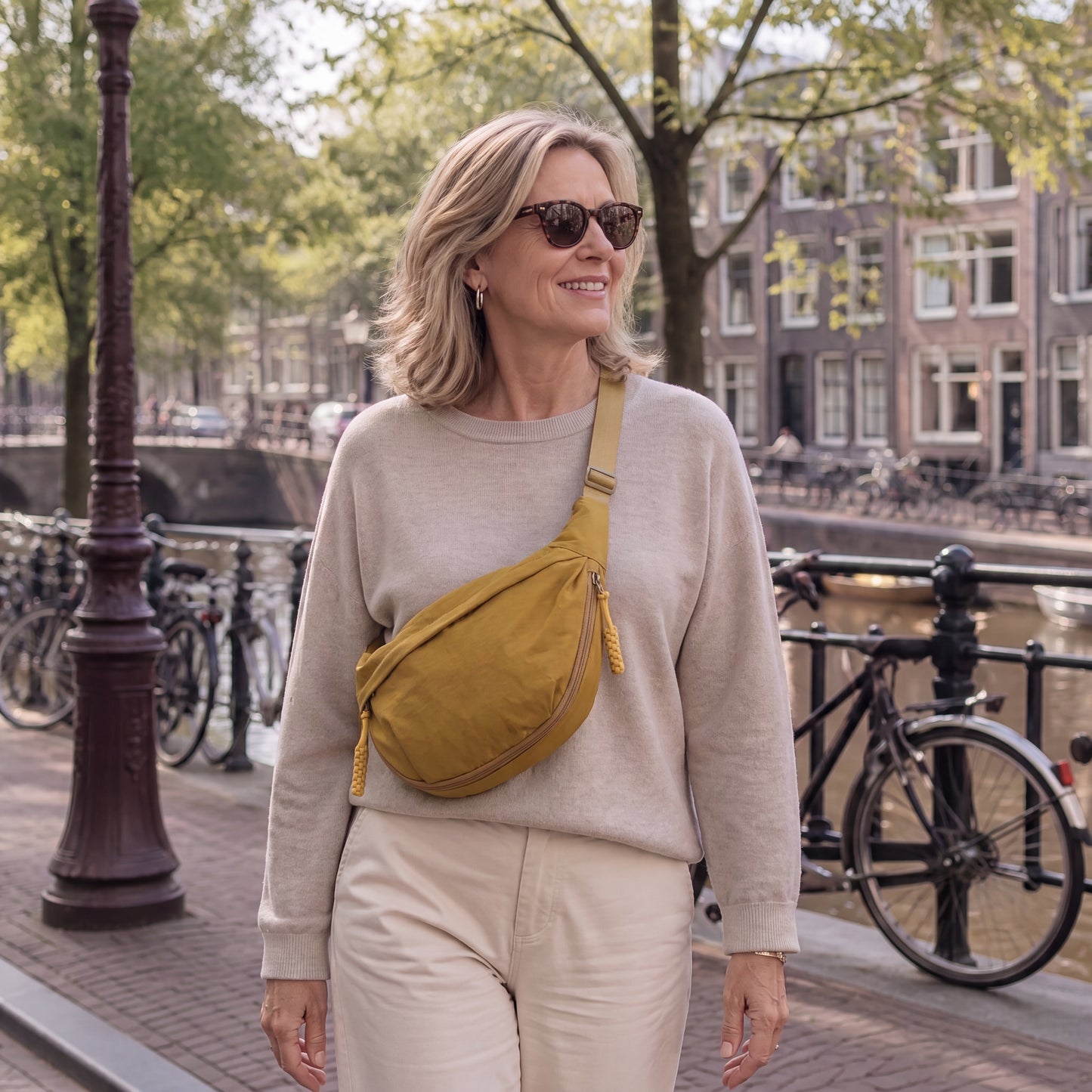 Luce | Bolso de Hombro Ocre