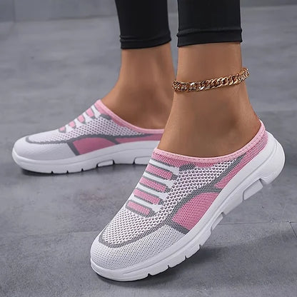 Zapatillas sin cordones para mujer, cómodas y ligeras