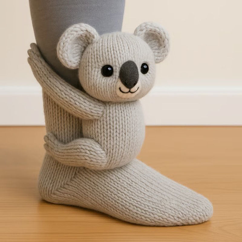 Calcetines de peluche™║Edición Animales Divertidos