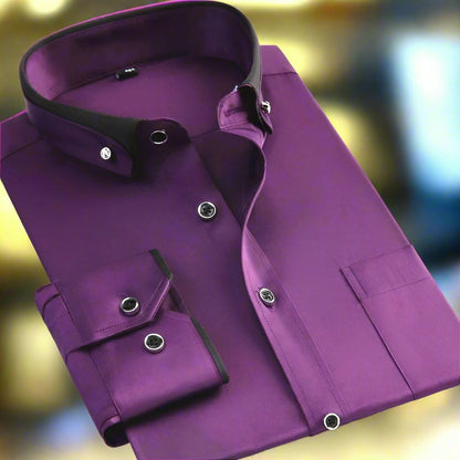 ADALBERT™ | Camicia classica in cotone a maniche lunghe