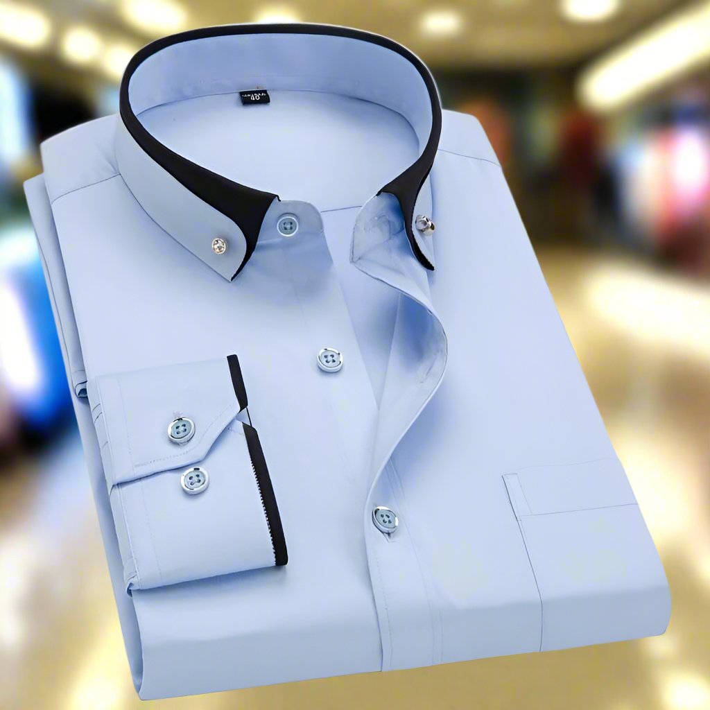 ADALBERT™ | Camicia classica in cotone a maniche lunghe