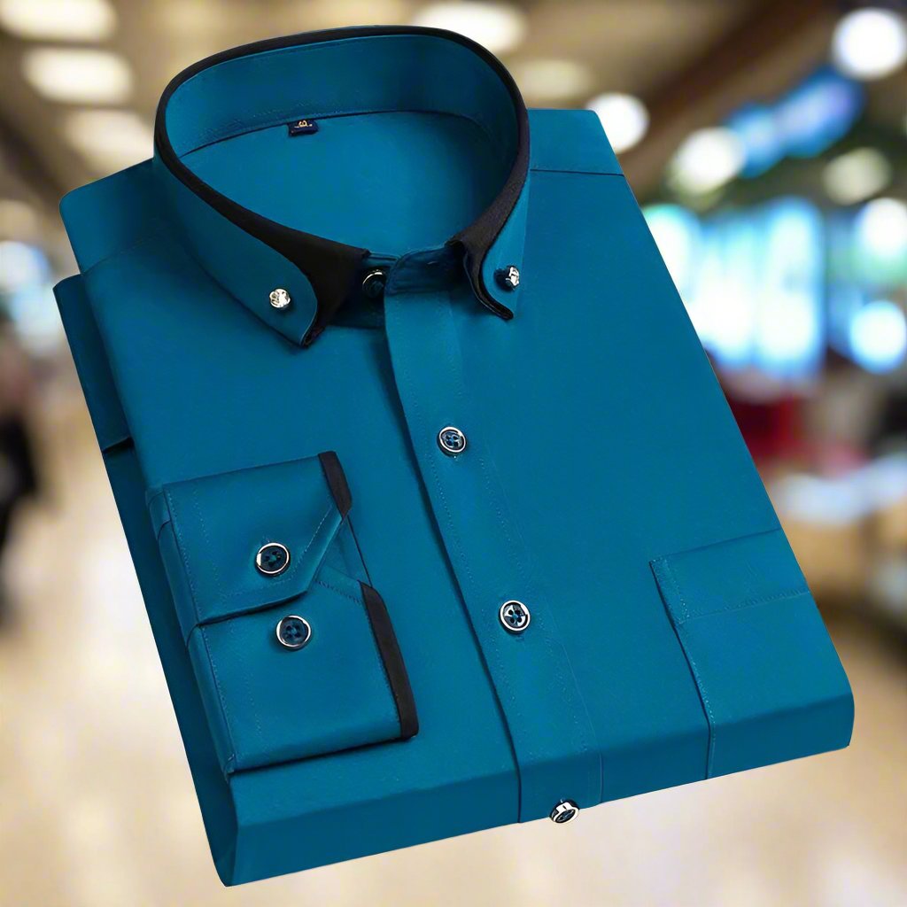 ADALBERT™ | Camicia classica in cotone a maniche lunghe