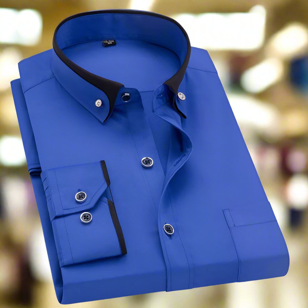 ADALBERT™ | Camicia classica in cotone a maniche lunghe