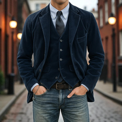 Tommy™║Completo 2 pezzi: blazer e gilet