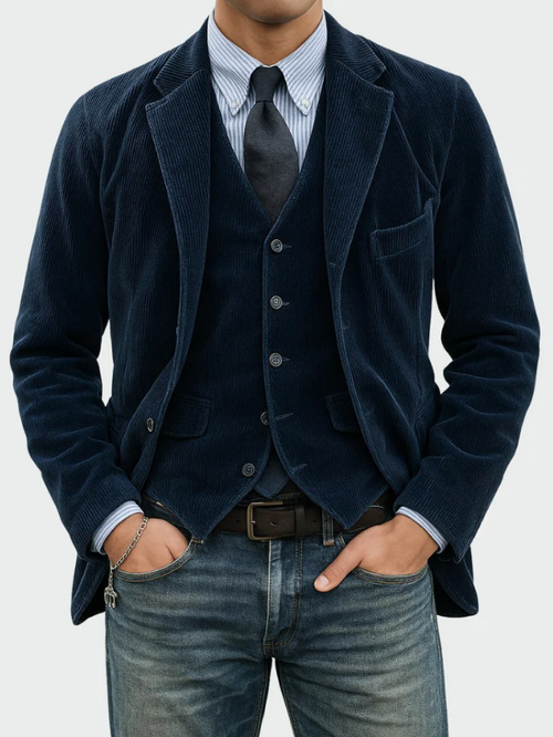Tommy™║Completo 2 pezzi: blazer e gilet