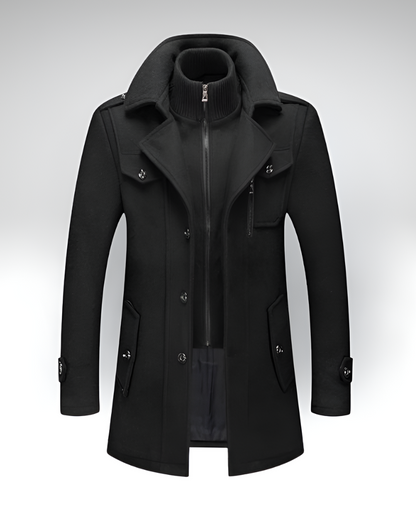 DORIAN™║Cappotto con collo doppio