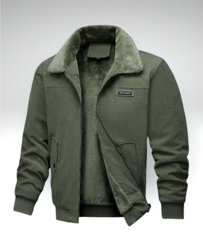 ANTONIO™║Cappotto termico in velluto a coste
