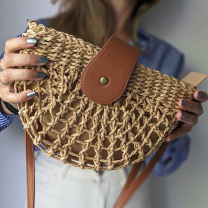 Tessa | Borsa elegante con design intrecciato