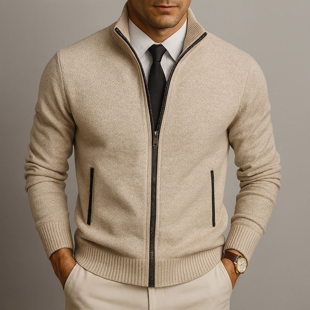 LUCIAN™║Maglione foderato in lana merino