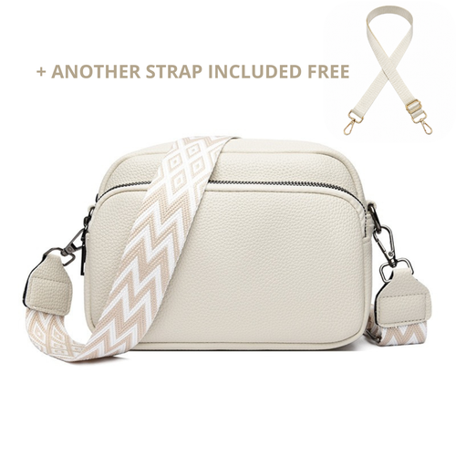 Sélion Shoulder Bag - Genuine Leather Cream