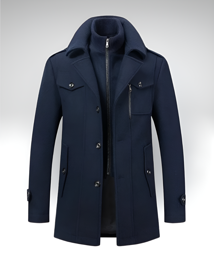 DORIAN™║Cappotto con collo doppio