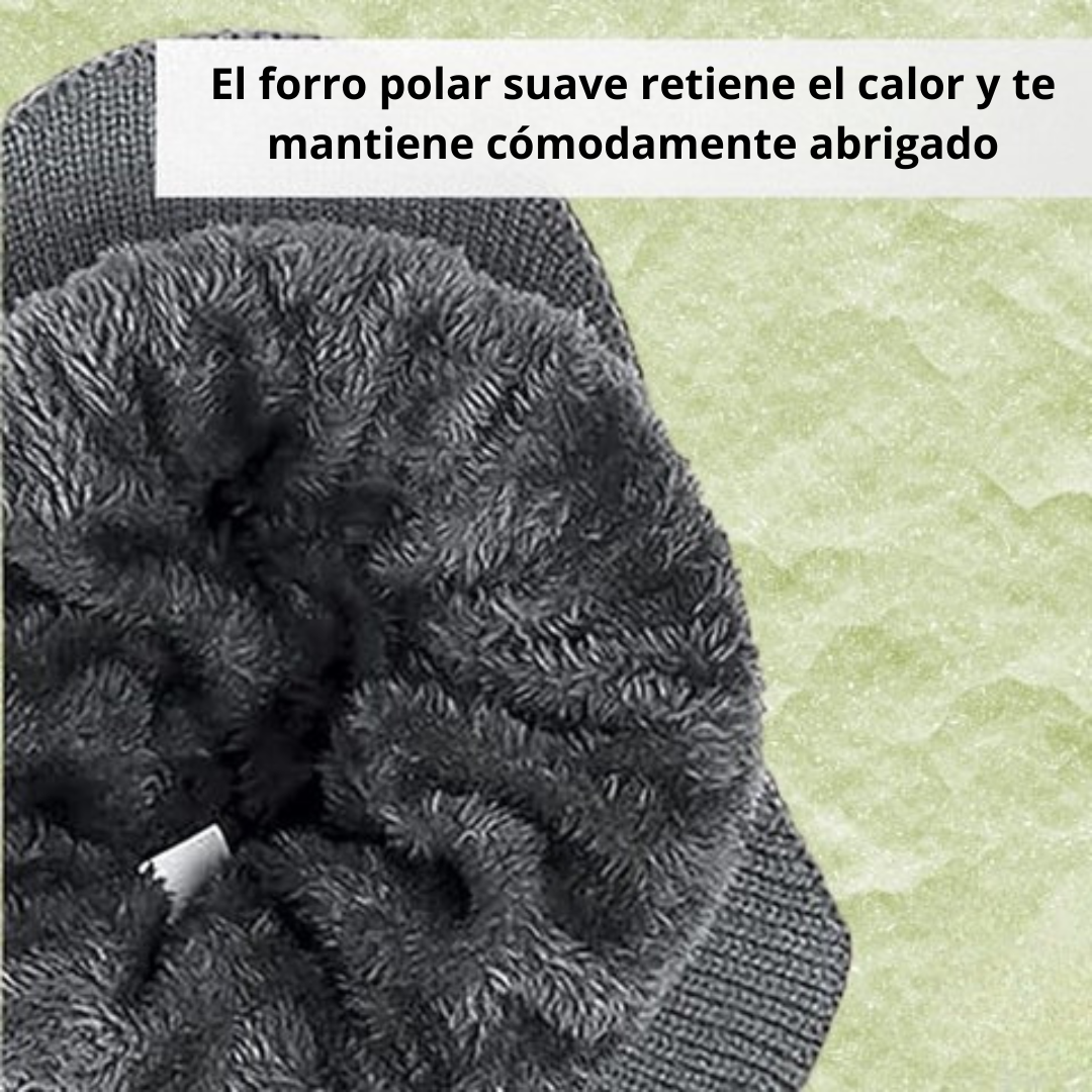 POLAR ONE║Gorro de invierno escandinavo con protección para las orejas