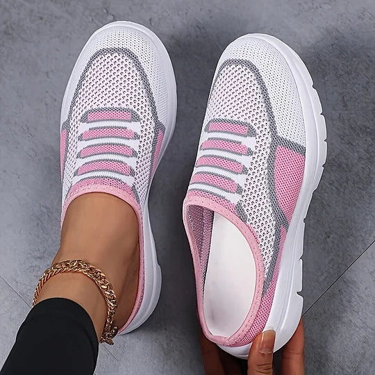 Zapatillas sin cordones para mujer, cómodas y ligeras