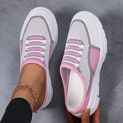 Zapatillas sin cordones para mujer, cómodas y ligeras
