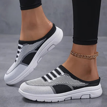Zapatillas sin cordones para mujer, cómodas y ligeras