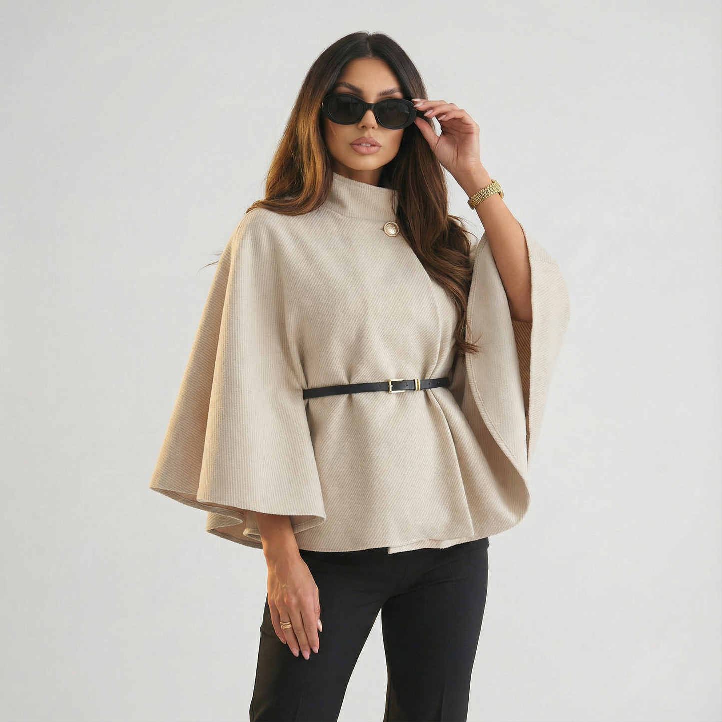 ANNALENA™║Cappotto con cintura
