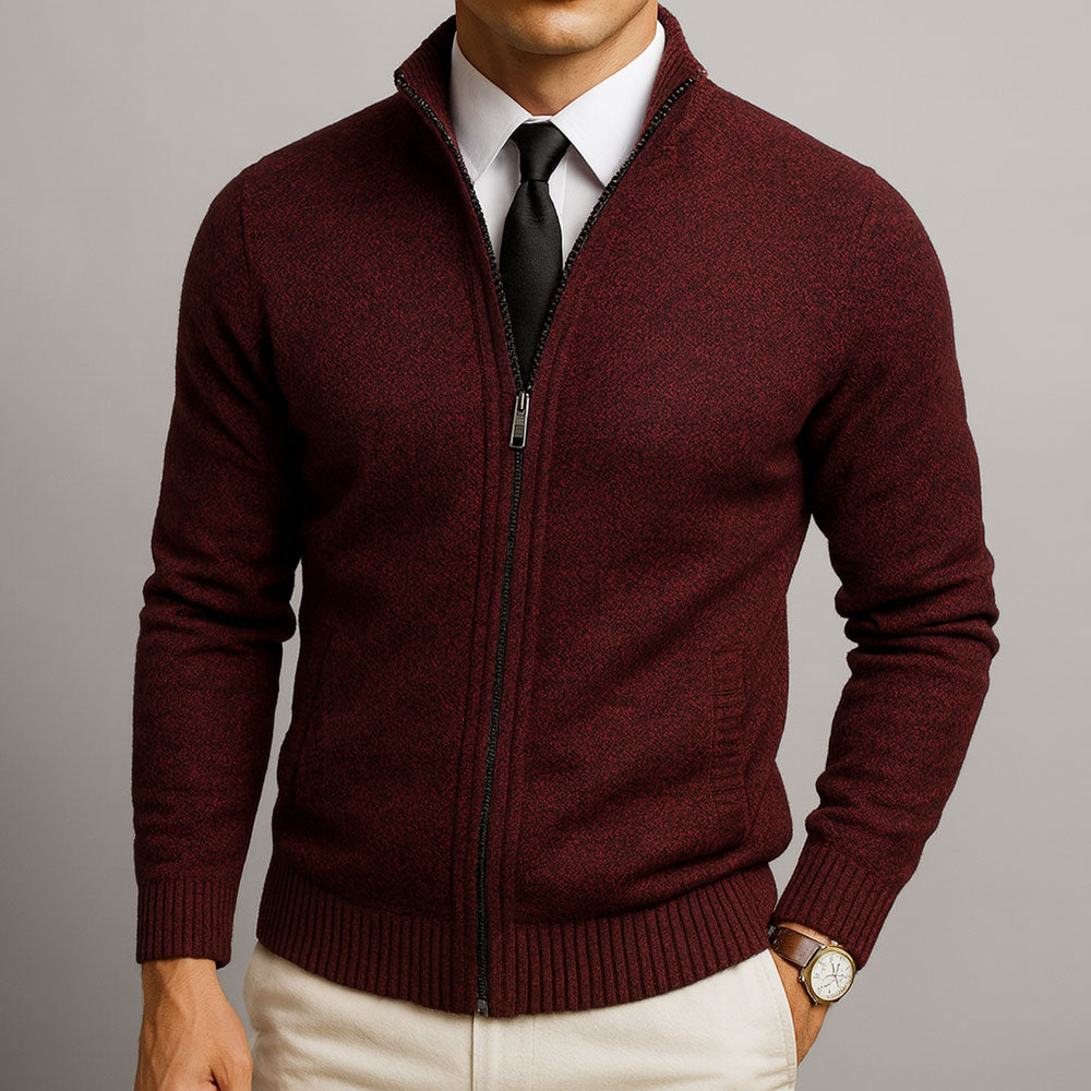 LUCIAN™║Maglione foderato in lana merino