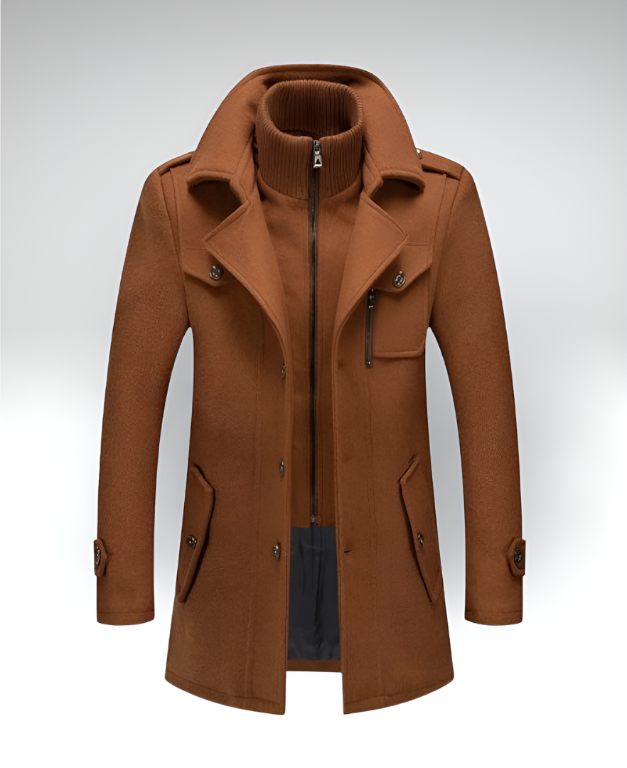 DORIAN™║Cappotto con collo doppio