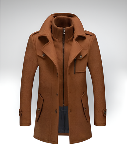 DORIAN™║Cappotto con collo doppio