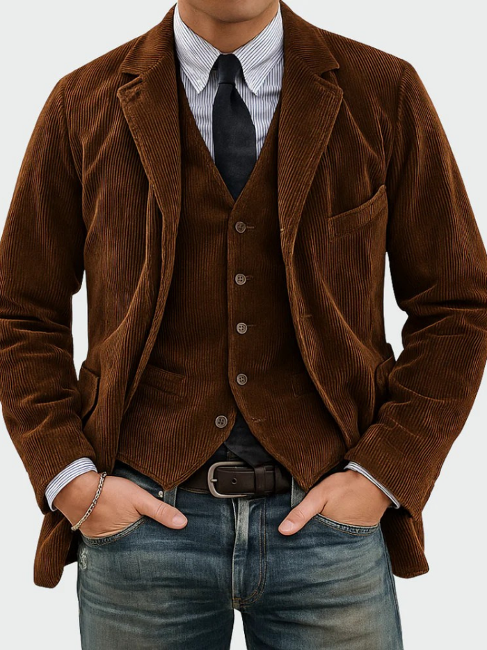 Tommy™║Completo 2 pezzi: blazer e gilet