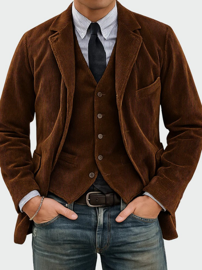 Tommy™║Completo 2 pezzi: blazer e gilet