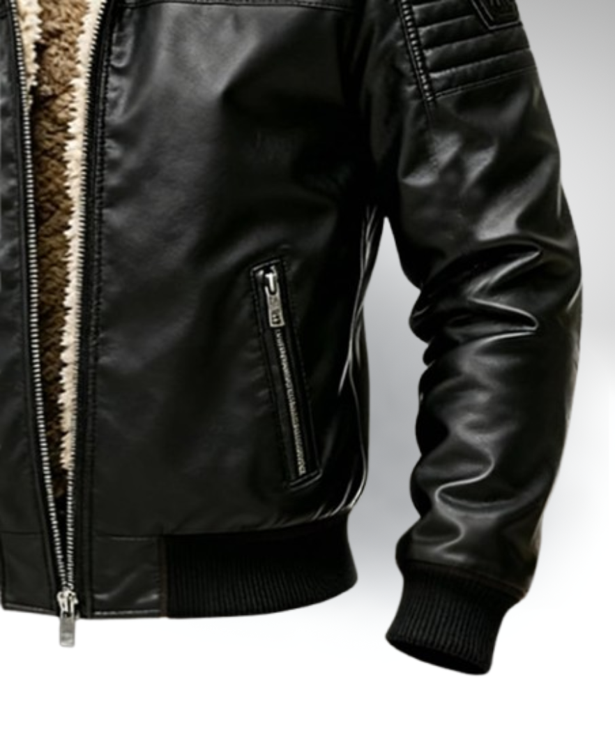 PELLE™║cappotto classico da uomo