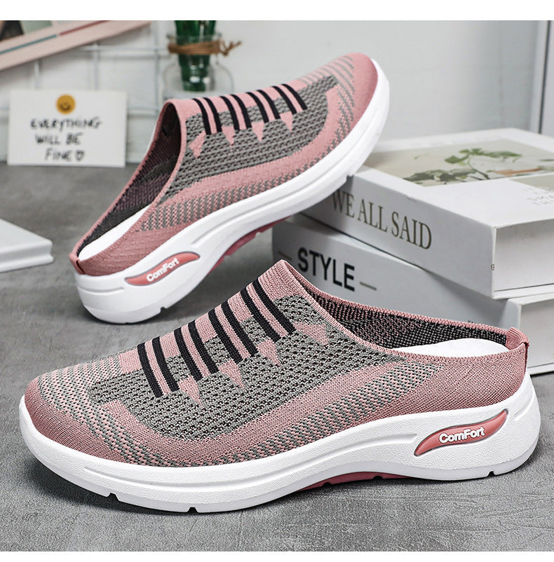 Zapatillas sin cordones para mujer, cómodas y ligeras