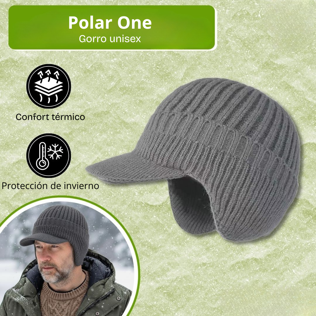 POLAR ONE║Gorro de invierno escandinavo con protección para las orejas