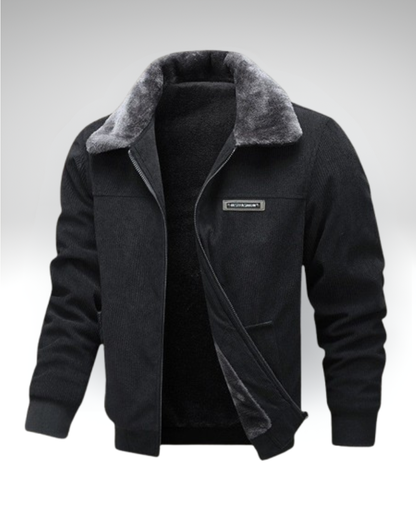 ANTONIO™║Cappotto termico in velluto a coste