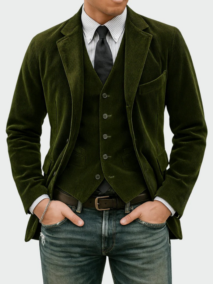 Tommy™║Completo 2 pezzi: blazer e gilet