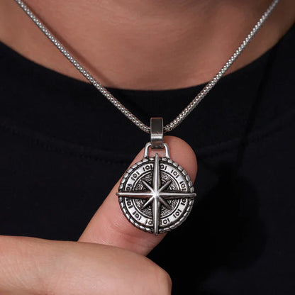 Collana Stella del Nord® per il mio Uomo (con lettera dedicata e Scatola con Luce)