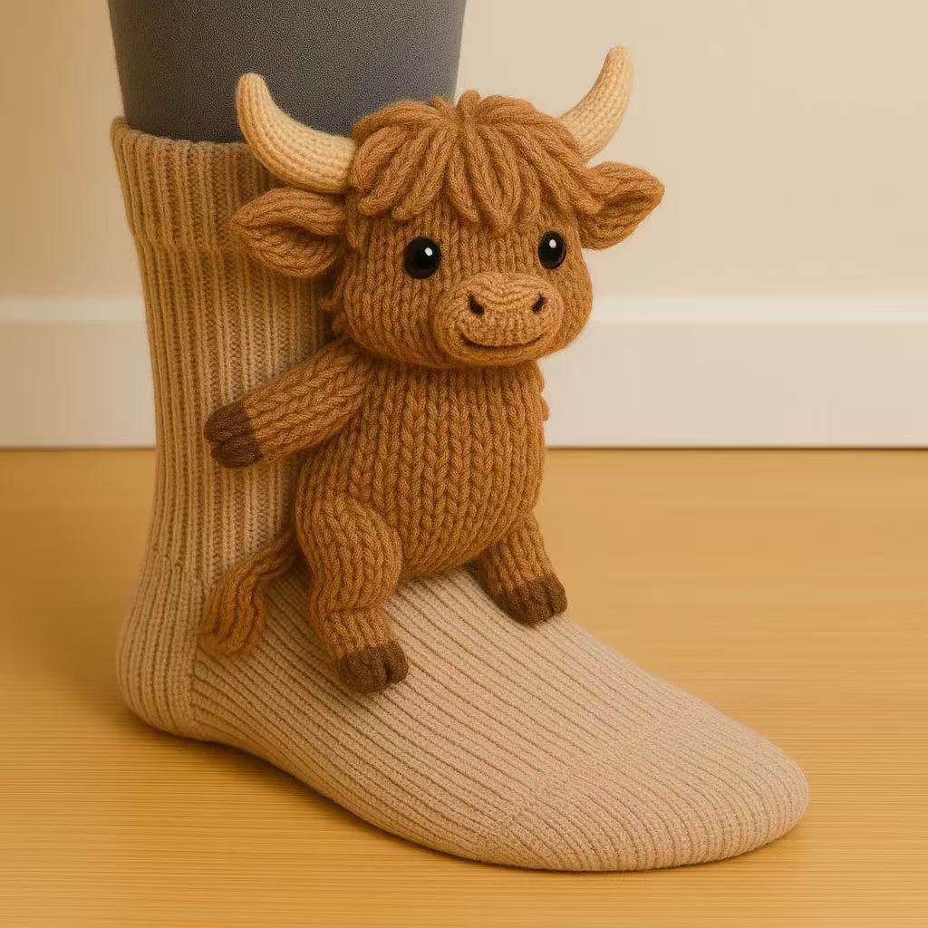 Calcetines de peluche™║Edición Animales Divertidos