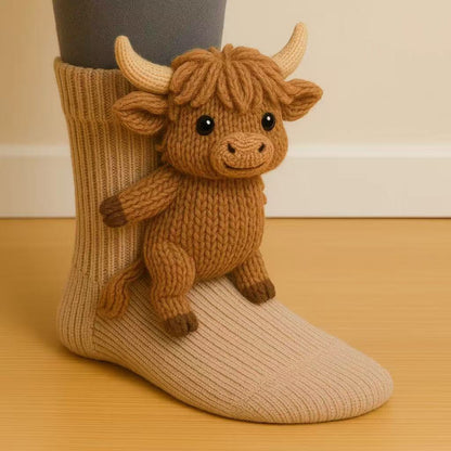 Calcetines de peluche™║Edición Animales Divertidos