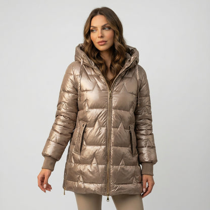 FERRERO™║Elegante cappotto invernale imbottito