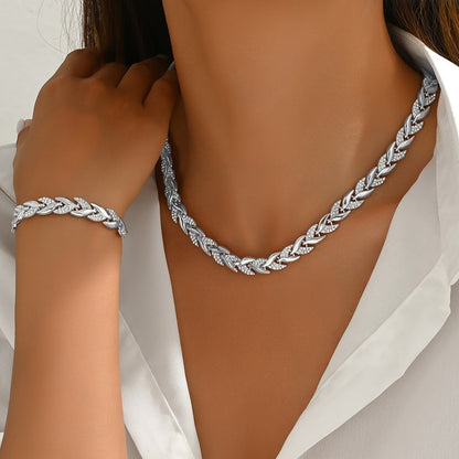 LEÏNA™║Collana e bracciale Sirena