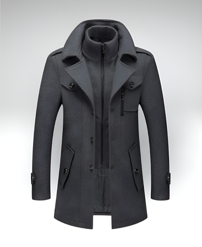 DORIAN™║Cappotto con collo doppio