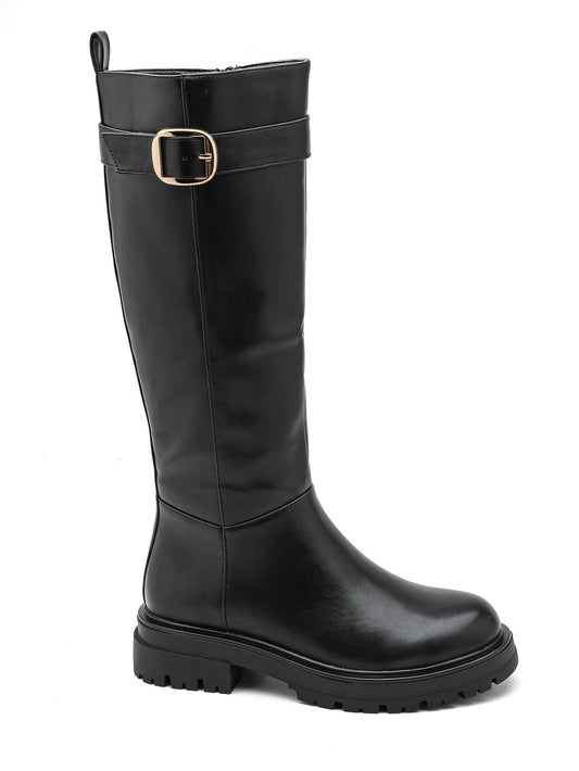 Stivali alti Saar Black