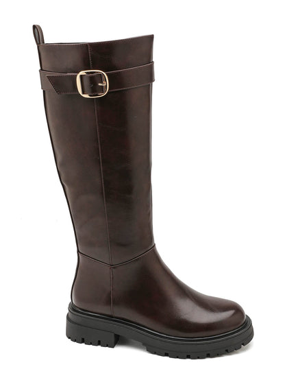 Botas altas Saar Brown