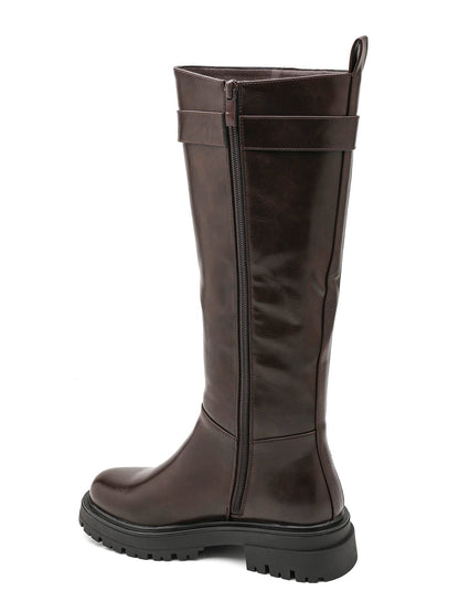 Botas altas Saar Brown