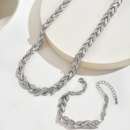 LEÏNA™║Collana e bracciale Sirena
