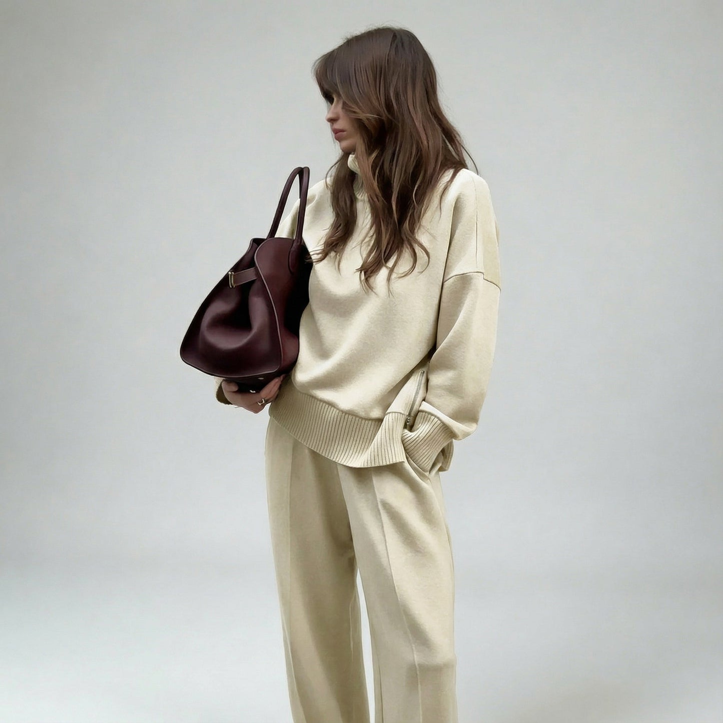 AURE NOIR™║Completo felpa oversize