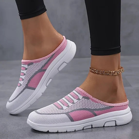 Zapatillas sin cordones para mujer, cómodas y ligeras