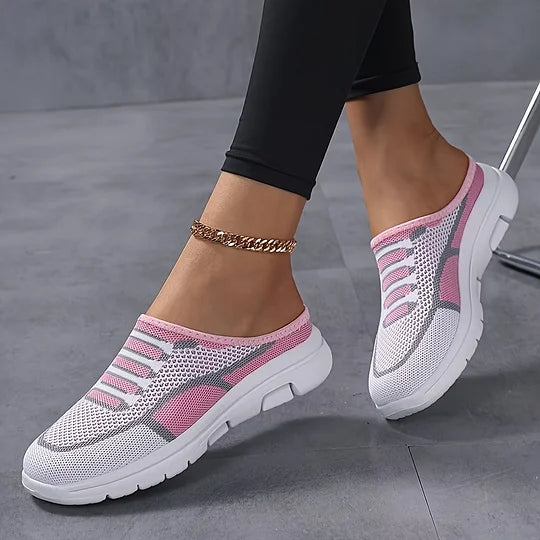 Zapatillas sin cordones para mujer, cómodas y ligeras
