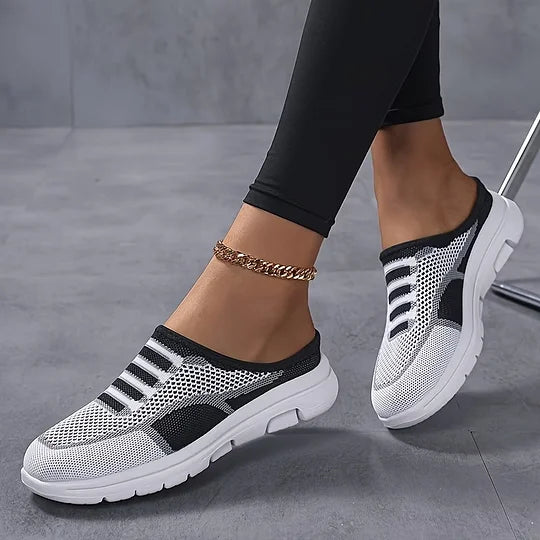 Zapatillas sin cordones para mujer, cómodas y ligeras