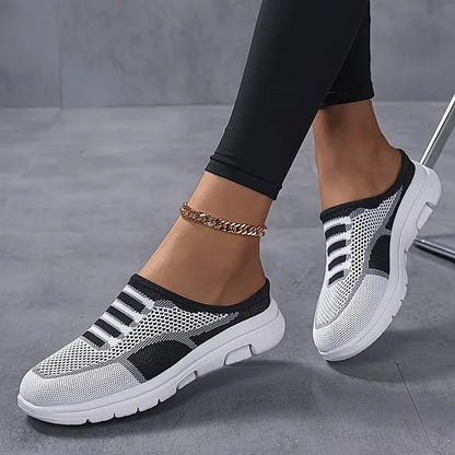 Zapatillas sin cordones para mujer, cómodas y ligeras